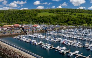 Image showing marina at Largs Yacht Haven