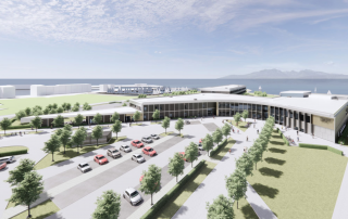 Image showing visualisation of Ardrossan Campus development