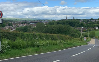 Road into town