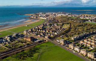 Aerial view of Ardrossan