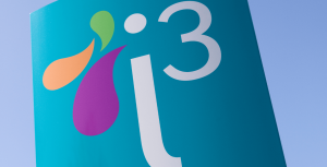 Signage which says i3